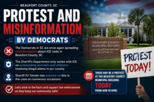 Beaufort County Officials Address Misinformation About ICE Cooperation Amid Planned Protest